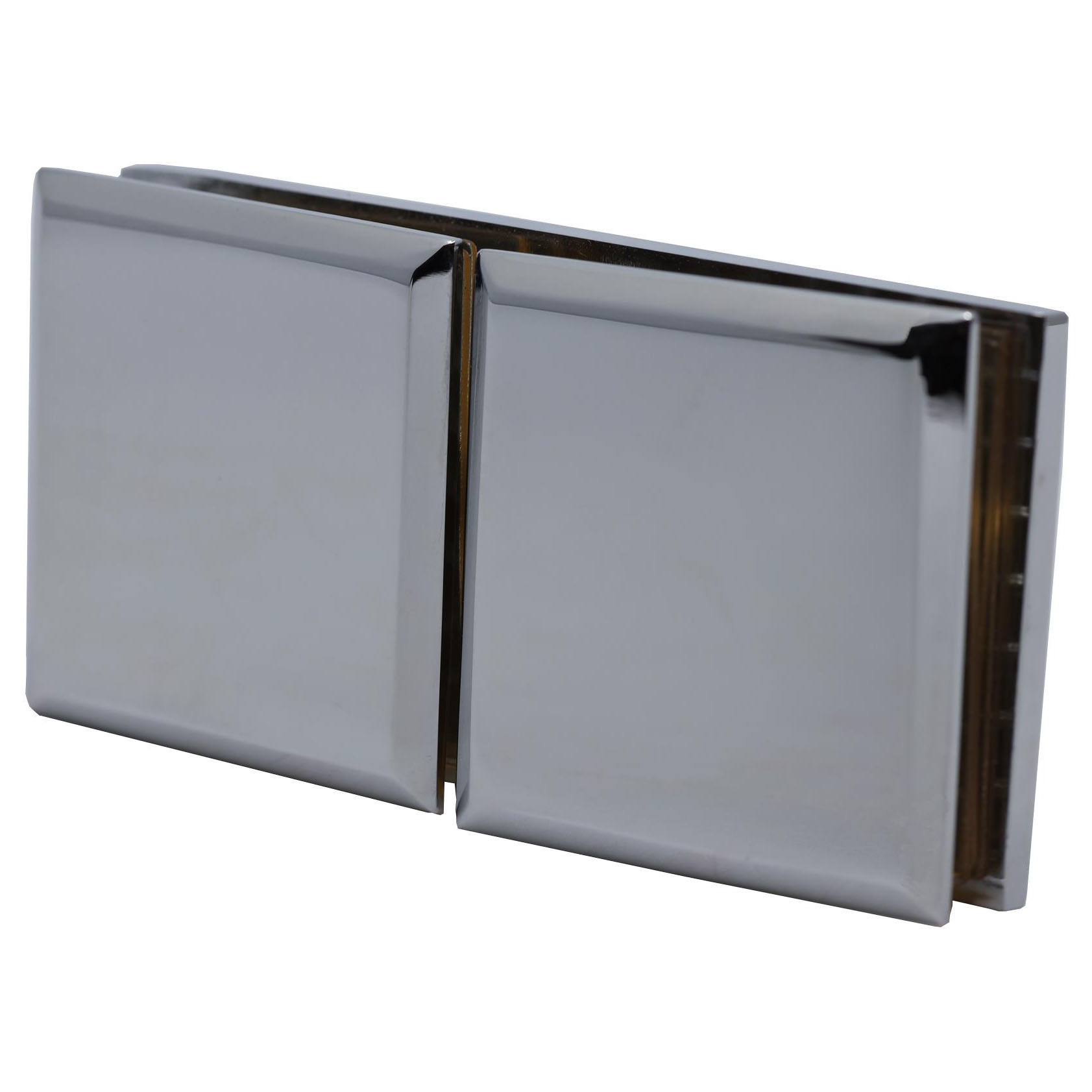 Buy Glass Bracket To Glass To Glass/Brass/180 Degree (GC106) Online | Construction Finishes | Qetaat.com